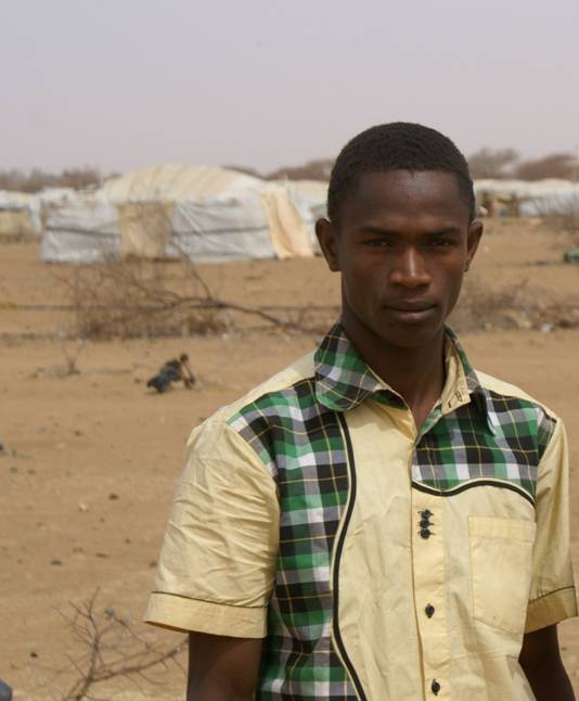 Hamis, réfugié Malien. Photo/OCADES-Caritas Burkina