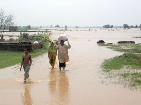 Flooding in Pakistan has caused widespread devastation for the third year in a row. Credit: Caritas Pakistan